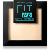 Pudry do twarzy - Maybelline New York fitme matowa i poreless puder 115 Ivory, 1er Pack (1 X 9 G) 3600531384173 - miniaturka - grafika 1