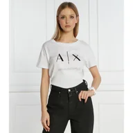 Koszulki i topy damskie - Armani Exchange T-shirt | Regular Fit - miniaturka - grafika 1