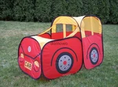 Namioty i tipi dla dzieci - DOMEK NAMIOT DO ZABAWY W POKOJU OGRODZIE-auto duży - miniaturka - grafika 1