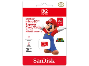 Karta pamięci NINTENDO Switch 2 microSD Express card 256 GB Sandisk Czerwony - Akcesoria do Nintendo - miniaturka - grafika 1