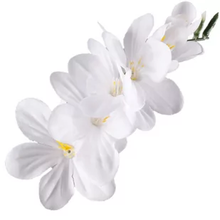 Kwiatostan Frezji Ozdobny Czysta Biel - Sztuczne kwiaty - miniaturka - grafika 1