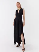 Sukienki - Patrizia Pepe Sukienka codzienna 2A2575/A8I1-K103 Czarny Regular Fit - miniaturka - grafika 1