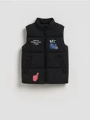 Kurtki i płaszcze dla chłopców - Reserved - Kamizelka z kieszeniami - czarny - miniaturka - grafika 1