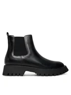 Botki męskie - Guess Sztyblety FMTGOM LEA10 Czarny - miniaturka - grafika 1