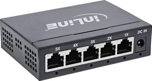 Switch InLine InLine Gigabit Netzwerk Switch 5-Port, 1GBit/s, Lfterlos 32305O - Switche - miniaturka - grafika 1