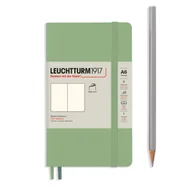 Notesy i bloczki - Notatnik Leuchtturm1917 Pocket A6, miękka oprawa, gładki, sage - miniaturka - grafika 1