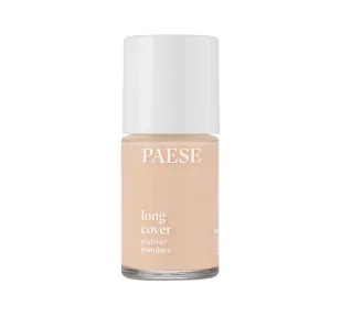 PAESE Long Cover podkład do twarzy matujący 02M Jasny Beż 30ml - Podkłady do twarzy - miniaturka - grafika 1