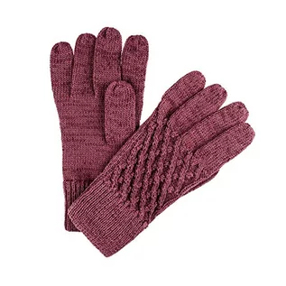 Rękawiczki - Regatta Damskie rękawiczki Multimix III akrylowe z diamentowym wzorem z dzianiny, DuskyHeather, L/XL - grafika 1