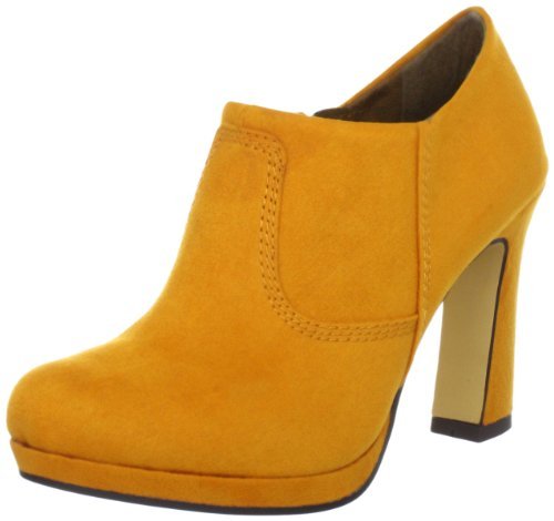 s.Oliver Damskie kozaki i botki Casual Fashion, żółty - Żółty Curry 650-41 EU