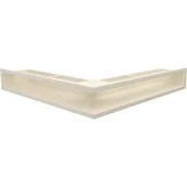 Akcesoria kominkowe - Kratki.pl Kratka wentylacyjna luft narożny 560x560x90 kremowa LUFT/NS/90/K - miniaturka - grafika 1