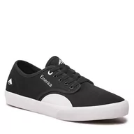 Trampki damskie - Tenisówki EMERICA - Wino Standard 6101000118 Black/White/Gum - miniaturka - grafika 1