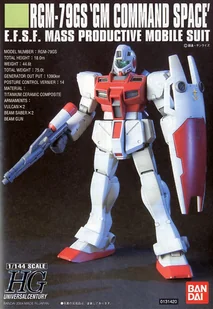 HGUC 1/144 RGM-79GS'Gm Command - Figurki dla dzieci HGUC 1/144 RGM-79GS'Gm Command - Figurki dla dzieci - miniaturka - grafika 1