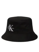 Czapki męskie - Calvin Klein Jeans Kapelusz Monologo LV04K5017G Czarny - miniaturka - grafika 1
