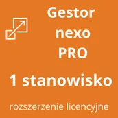 Programy finansowe i kadrowe - Gestor nexo PRO rozszerzenie o następne 1 stanowisko - miniaturka - grafika 1
