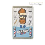 Wyposażenie studia tatuażu - Tablica ozdobna barber B057 - miniaturka - grafika 1