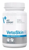 Suplementy i witaminy dla kotów - VETEXPERT VetoSkin Small Breeds and Cats 60 kaps. - miniaturka - grafika 1