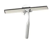 Inne artykuły do sprzątania - Wenko Ściągaczka do wody do szyb i kabin Turbo-Loc TERNI stal nierdzewna 24570100 - miniaturka - grafika 1