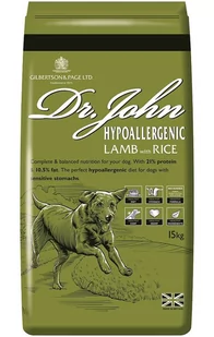 Dr John Hypoallergenic Lamb&Rice 15 kg - Sucha karma dla psów - miniaturka - grafika 1