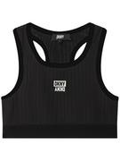 Koszulki dla dziewczynek - DKNY Top D35S91 S Czarny Regular Fit - miniaturka - grafika 1