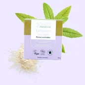 Peelingi do ciała - ALPHANOVA SOLIDE Alphanova Solide, Peelingująca kostka do mycia twarzy, 75g - miniaturka - grafika 1