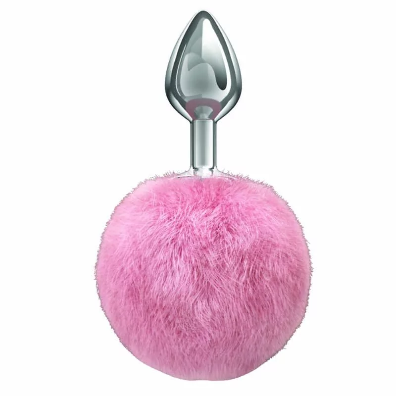 Lola Lola Games Anal Plug Diamond Twinkle Pink - Korek analny z pomponem, różowy