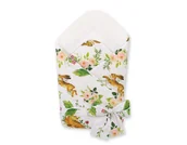 Rożki i beciki - Rożek Miękki Dla Niemowląt Z Wiązaniem - W Lesie - miniaturka - grafika 1