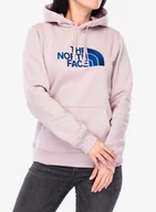 Bluzy sportowe damskie - Bluza damska z kapturem The North Face Drew Peak Pullover Hoodie - metal pink/estate blue - miniaturka - grafika 1
