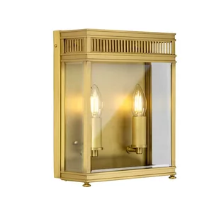 Holborn latarnia naścienna mosiądz HL7-M-BB Elstead Lighting - Lampy ogrodowe - miniaturka - grafika 1