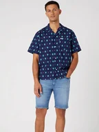 Koszule męskie - Wrangler Koszula - Regular fit - w kolorze granatowym - miniaturka - grafika 1