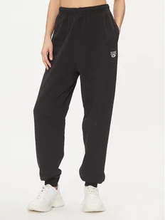 Reebok Spodnie dresowe Classics IL4639 Czarny Regular Fit - Spodnie sportowe damskie - miniaturka - grafika 1
