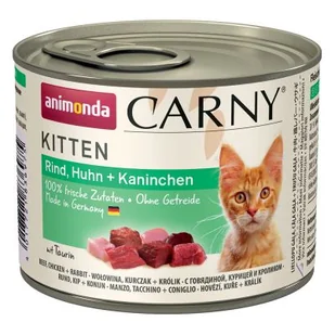 Animonda Carny Puszka Kitten Wołowina/Kurczak/Królik 200 G - Mokra karma dla kotów - miniaturka - grafika 5