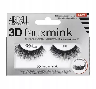 Ardell 3D Faux Mink 854 1 szt Sztuczne rzęsy Black - Sztuczne rzęsy i akcesoria - miniaturka - grafika 1