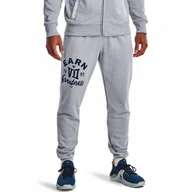 Spodnie męskie - Męskie spodnie treningowe UNDER ARMOUR UA Project Rock Hvyt Terry Pnt - miniaturka - grafika 1