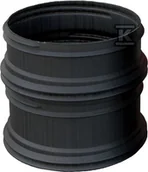 Szamba i oczyszczalnie ścieków - Nadbudowa gwintowana D300 H250, do studzienki rozdzielczej W-011 lub zbiorczej W-012 EPURBLOC, do oczyszczalni drenażowej, kolor czarny - miniaturka - grafika 1