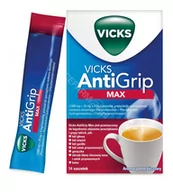 Przeziębienie i grypa - WICK-PHARMA Vicks AntiGrip MAX x 14 sasz z o smaku pomarańczowym - miniaturka - grafika 1