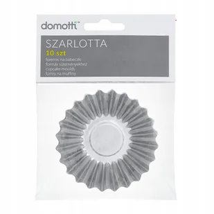 Zestaw foremek do tartaletek / babeczek Szarlotta 10 szt. DOMOTTI - Formy do ciast - miniaturka - grafika 1