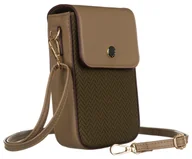 Torebki damskie - Torebka-portfel ze skóry ekologicznej na ramię - Peterson - miniaturka - grafika 1