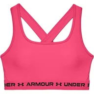 Biustonosze - Biustonosz sportowy damski Crossback Mid Bra Under Armour - miniaturka - grafika 1