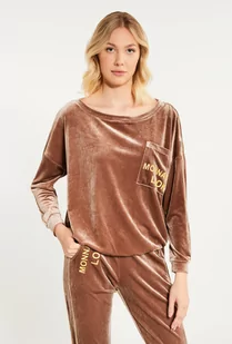 Welurowa bluza damska - Monnari - Bluzy damskie - miniaturka - grafika 1