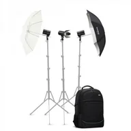 Lampy studyjne - Godox AD100 PRO TTL zestaw 3 lamp z plecakiem - miniaturka - grafika 1