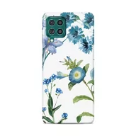 Etui i futerały do telefonów - CaseGadget ETUI NADRUK NIEBIESKIE KWIATY NA BIAŁYM SAMSUNG GALAXY F62 / M62 - miniaturka - grafika 1