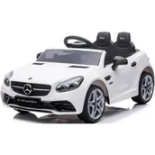 Pojazdy elektryczne dla dzieci - Samochód dla dziecka SUN BABY Mercedes Benz SLC300 Biały - miniaturka - grafika 1