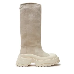 Kozaki Bronx 14367-C Écru - Kozaki damskie - miniaturka - grafika 1