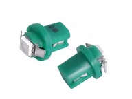 Żarówki samochodowe - Vision Żarówka VISION T5 BAX B8.5d 12V 1x 5050 SMD LED zielona 2 szt WE24-9867 - miniaturka - grafika 1