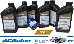 Filtr + olej silnikowy ACDelco Gold Synthetic Blend 5W30 API SP GF-6 Cadillac XTS 3,6 V6 - Świece zapłonowe - miniaturka - grafika 1