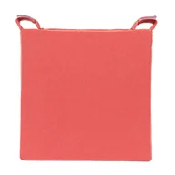 Pufy i podnóżki - Poduszka na krzesło Joy pomarańczowy 40 x 40 x 4 cm Inspire - miniaturka - grafika 1