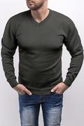Swetry męskie - Sweter męski 2200 - antracyt - Risardi - miniaturka - grafika 1
