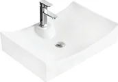 Umywalki - Umywalka Mexen Mexen Gaja umywalka nablatowa 66 x 45 cm biała - 21726600 - miniaturka - grafika 1