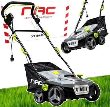 Nac SCE180-38-W 1800W 40cm 55l Wertykulator Aerator elektryczny