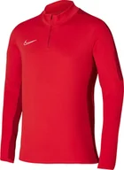 Bluzy męskie - Bluza męska Nike DF Academy 23 SS Drill czerwona DR1352 657-L - miniaturka - grafika 1